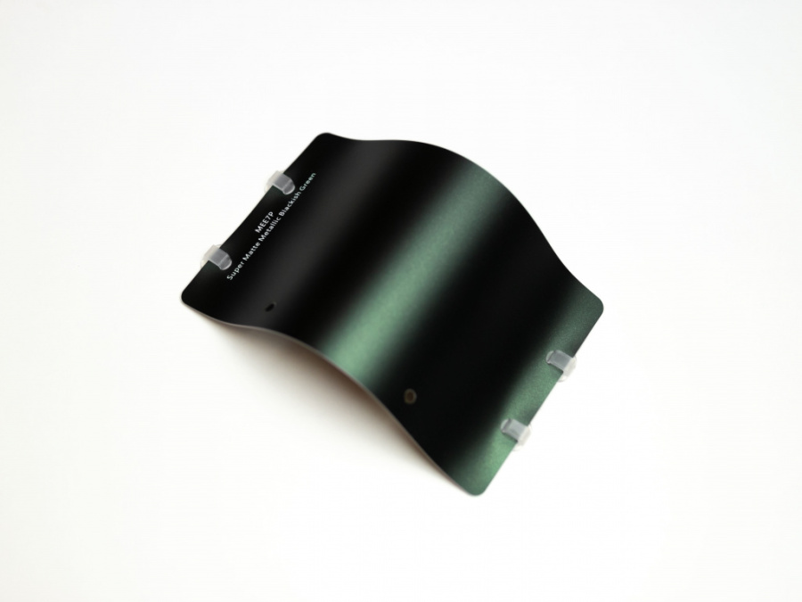 Виниловая плёнка Super Matte Metallic Blackish Green (металлический черно-зеленый), матовая, MEE7P, 1,52×17,5 м