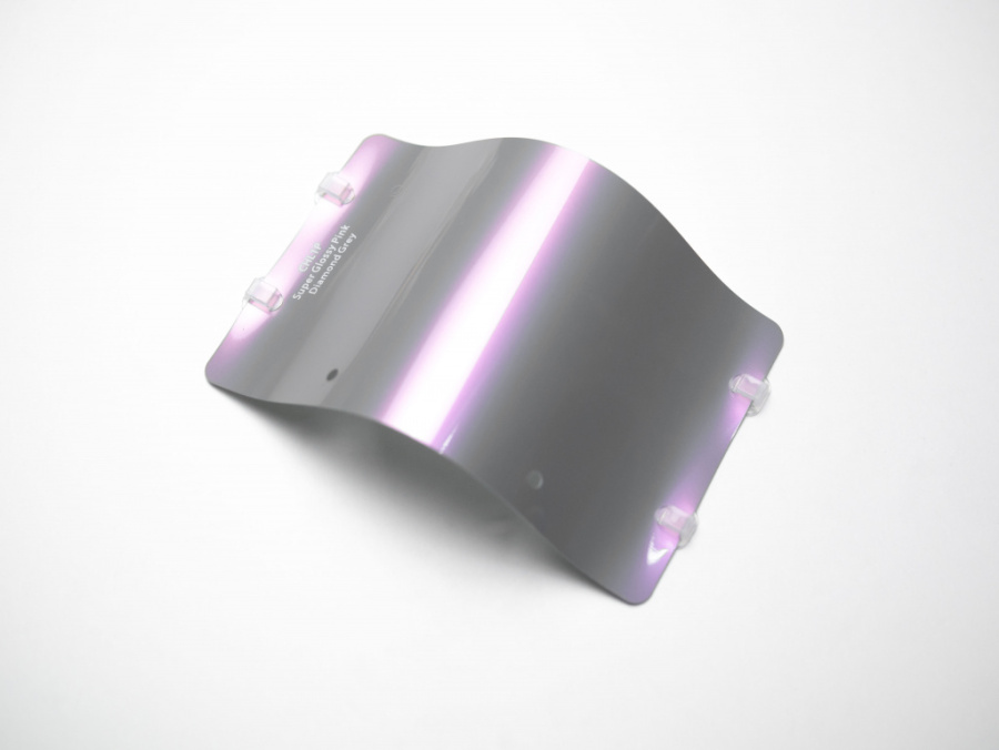 Виниловая плёнка Super Glossy Pink Diamond Grey (розовый алмаз-серый), глянцевая, CHL1P, 1,52×17,5 м