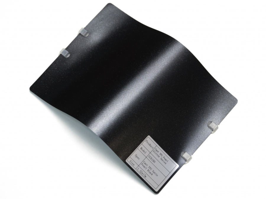 Полиуретановая пленка PPF Colors Satin Pearl Black (жемчужно-черный сатин), матовая, UC6190, 1,52×15 м