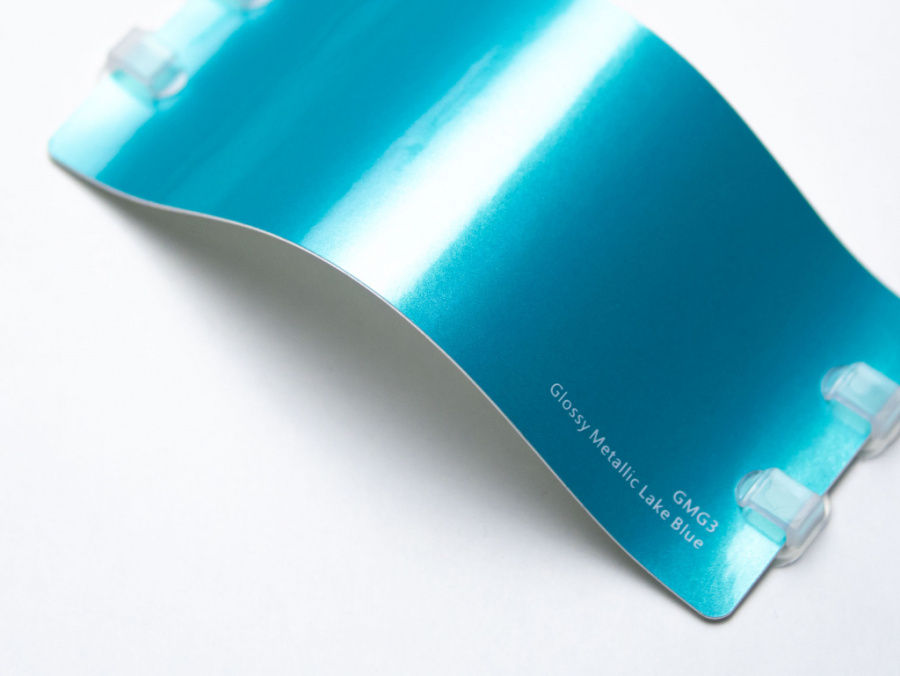 Виниловая плёнка Glossy Metallic Lake Blue (озерный синий), глянцевая, GMG3, 1,52×17,5 м