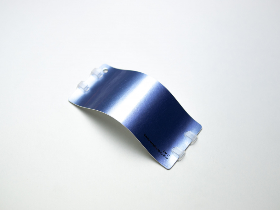 Виниловая плёнка Glossy Metallic Misty Blue (туманный синий), глянцевая, GMG7, 1,52×17,5 м