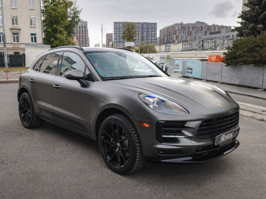 Полиуретановая пленка PPF Colors Satin Metallic Carbon Grey (серый угольный сатин), матовая, UC2182, 1,52×15 м