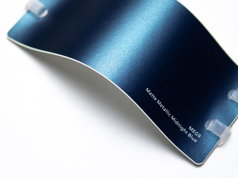 Виниловая плёнка Matte Metallic Midnight Blue (полуночно-синий), MEG9, 1,52×17,5 м