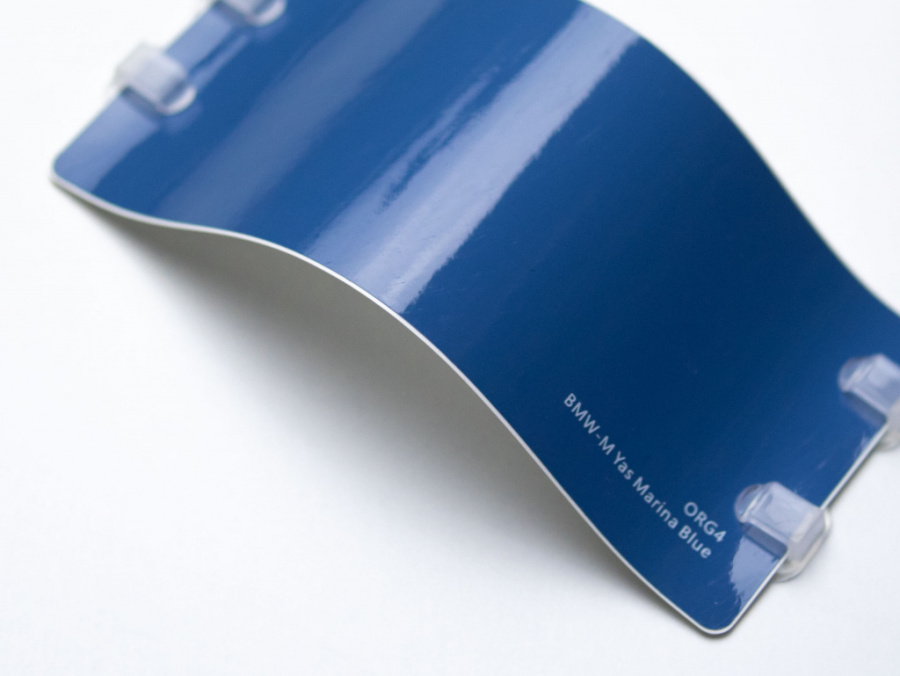 Виниловая плёнка BMW-M Yas Marina Blue (BMW-M Яс Марина-синий), глянцевая, ORG4, 1,52×17,5 м