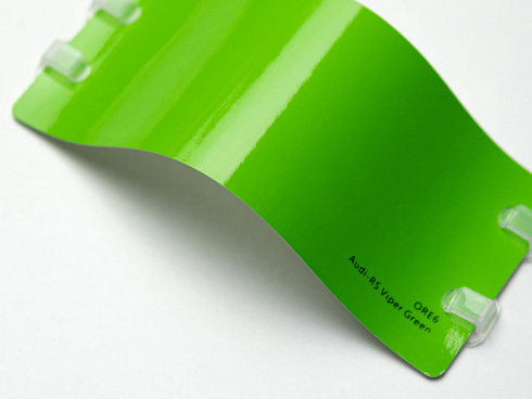 Виниловая плёнка Audi-RS Viper Green (Audi-RS Зеленый гадюка), глянцевая, ORE6, 1,52×17,5 м