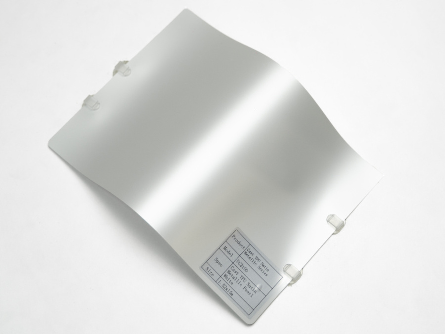 Полиуретановая пленка PPF Colors Satin Metallic Pearl White (атласный сатин), матовая, UC2100, 1,52×15 м