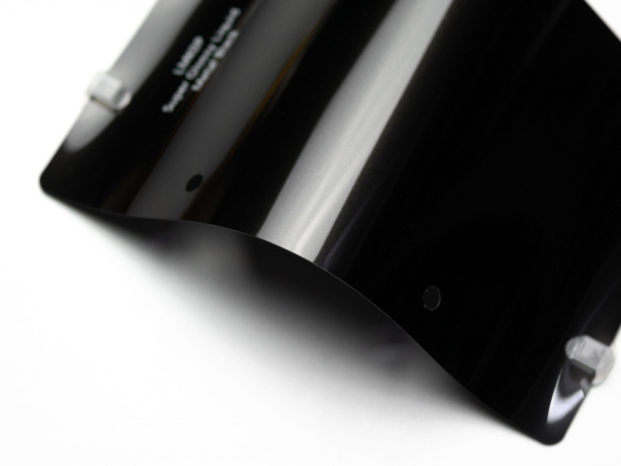 Виниловая плёнка Super Glossy Liquid Metal Black (черный металлик), глянцевая, LMK0P, 1,52×17,5 м