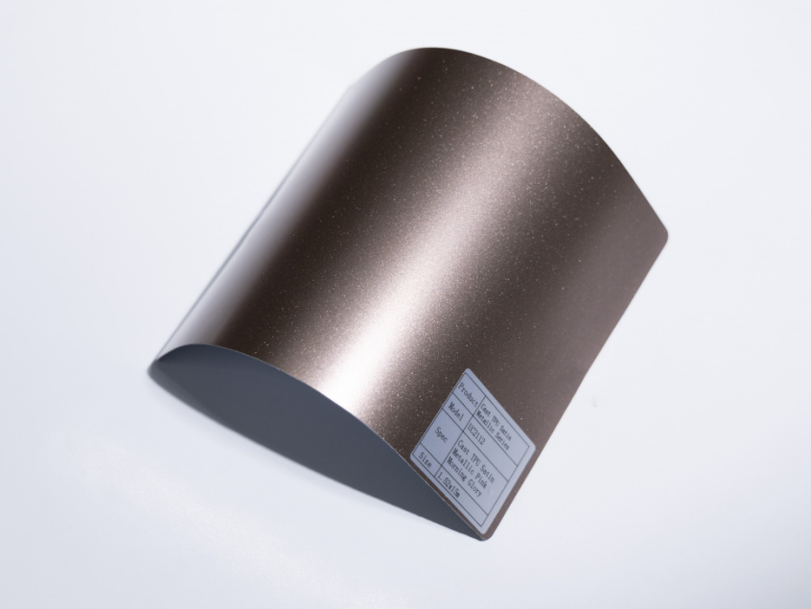 Полиуретановая пленка PPF Satin Metallic Pink Morning Glory (атласный розовый металлик), сатин, UC2112, 1,52×15 м