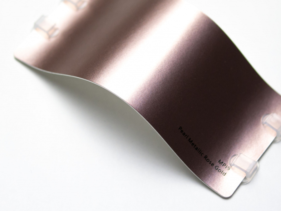 Виниловая плёнка Pearl Metallic Rose Gold (жемчужный металлический золотисто-розовый), MPI9, 1,52×17,5 м