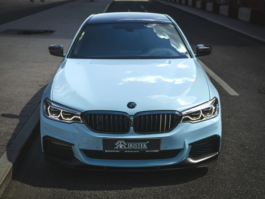 Полиуретановая пленка PPF Blue glacier (голубой ледник), глянцевая, UC1061, 1,52×15 м