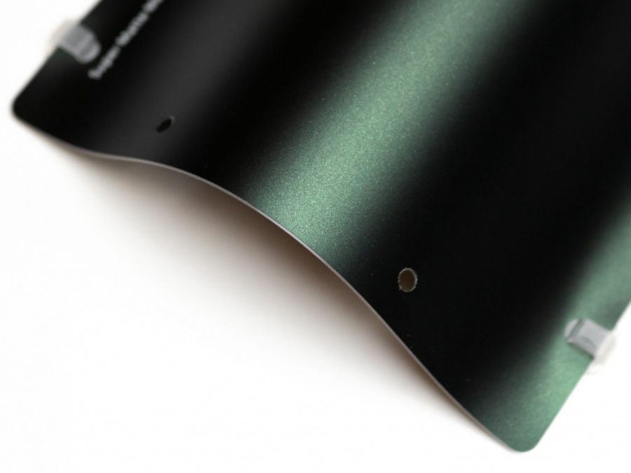 Виниловая плёнка Super Matte Metallic Blackish Green (металлический черно-зеленый), матовая, MEE7P, 1,52×17,5 м
